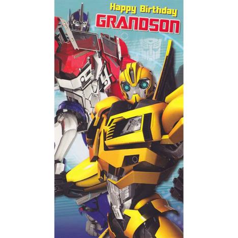 Grandson Birthday Transformers Birthday Card £1.89